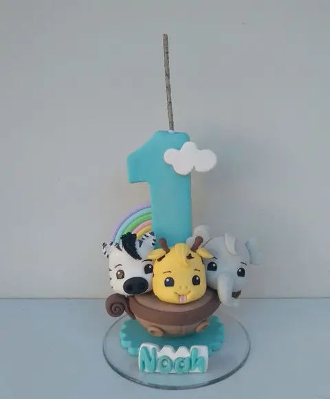 Vela personalizada Arca de Noé