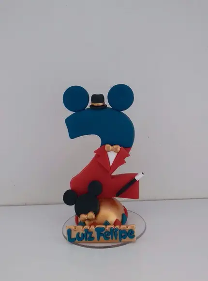 Vela personalizada Mickey mágico