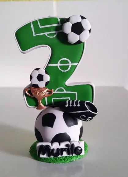 Vela Personalizado Futebol Copa do Mundo