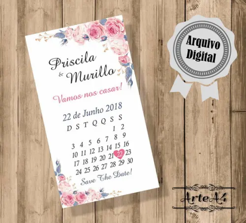 Convite Digital Save the Date