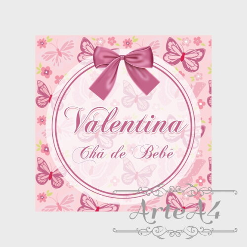 Adesivo Etiqueta p/ Caixinha Lembrancinha Chá de Bebê