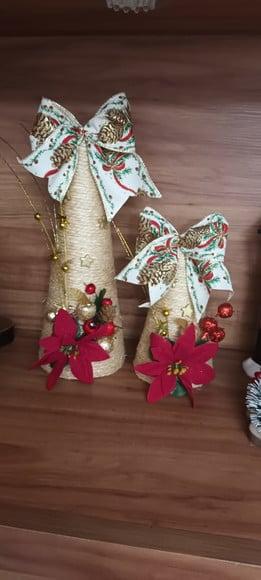 Árvore de Natal de Mesa Rústica