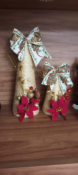 Árvore de Natal de Mesa Rústica