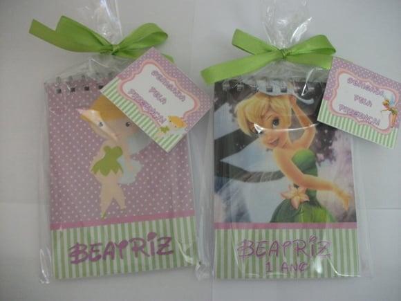 Bloquinhos Tinker Bell e Peter Pan