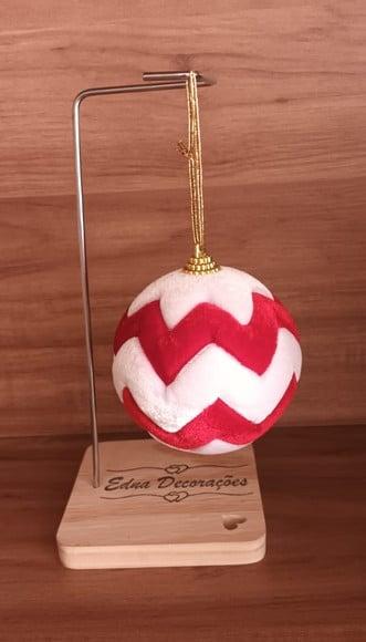 Bolas Natal em Veludo Cristal