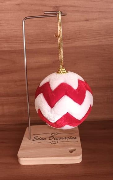 Bolas Natal em Veludo Cristal
