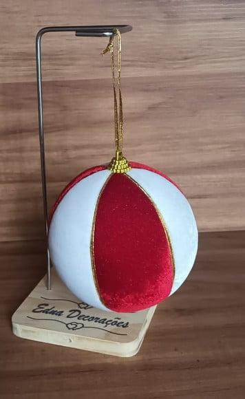 Bolas Natal em Veludo Cristal
