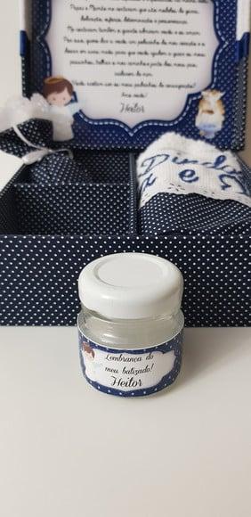 Caixa batizado padrinhos
