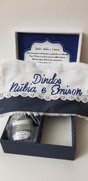 Caixa batizado padrinhos