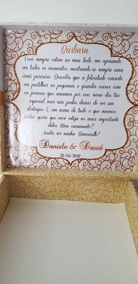 Caixa convite Irmã da noiva