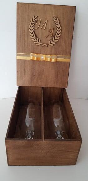 Caixa Convite padrinhos casamento