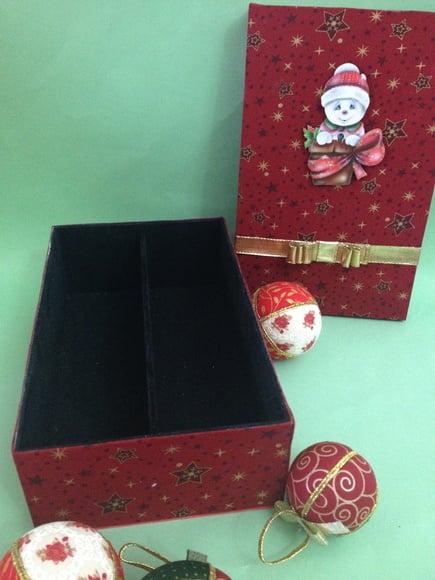 Caixa Decorada Natal