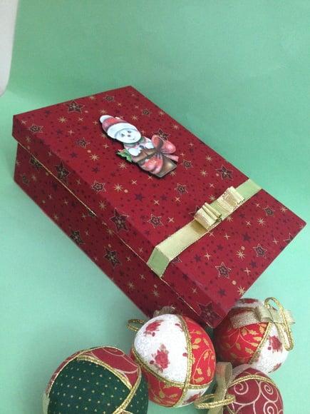 Caixa Decorada Natal