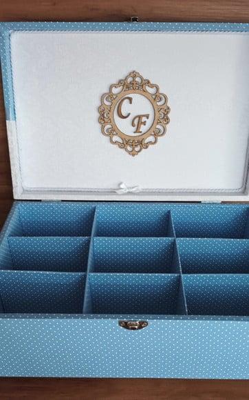 Caixa Kit Toalette Azul