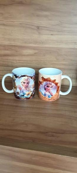 Canecas Frozen Impressão 3d