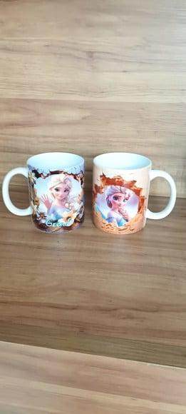 Canecas Frozen Impressão 3d