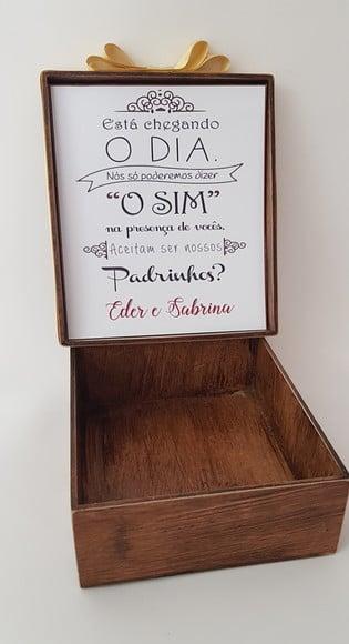 Convite padrinhos casamento