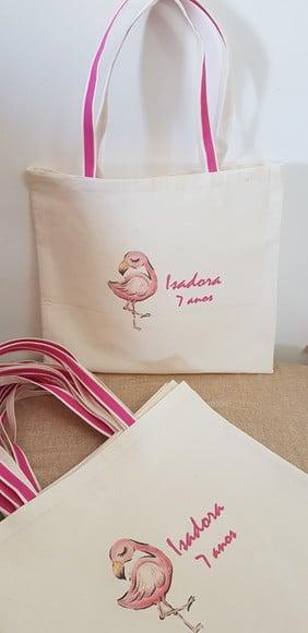 Eco Bag Flamingos