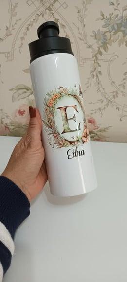 Garrafa Squeeze Alumínio Esmaltada Personalizada