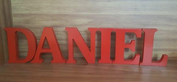 Letras em madeira MDF