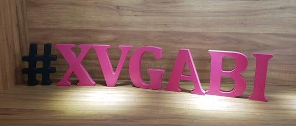 Letras em madeira MDF