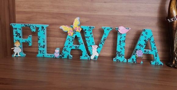 Letras em madeira MDF
