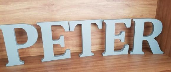 Letras em madeira MDF