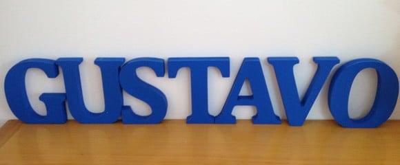 Letras em madeira MDF