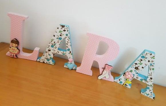 Letras em madeira MDF