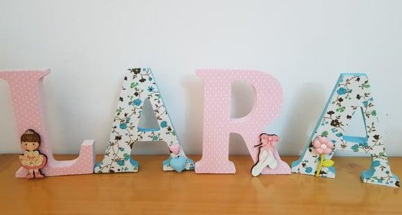 Letras em madeira MDF