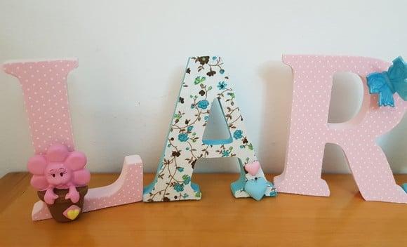 Letras em madeira MDF