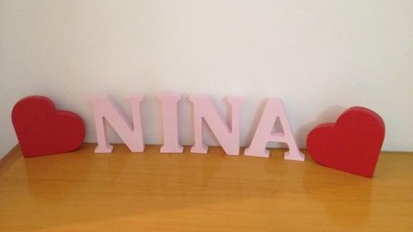 Letras em madeira MDF