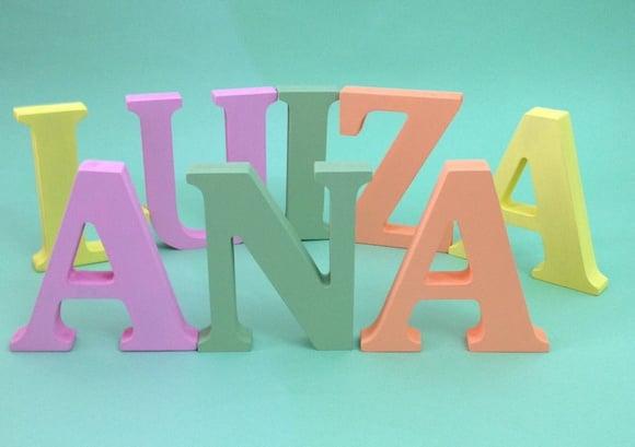 Letras em madeira MDF