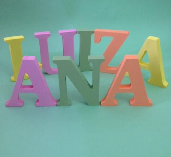 Letras em madeira MDF