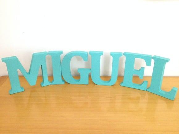 Letras em madeira MDF