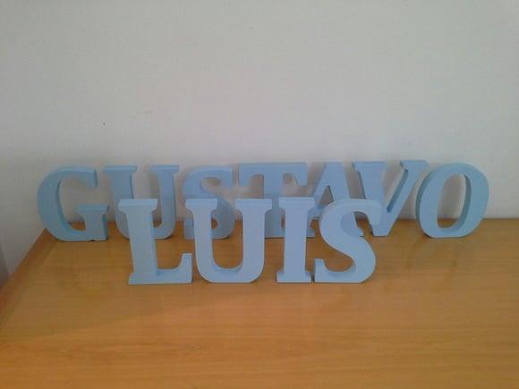 Letras em madeira MDF