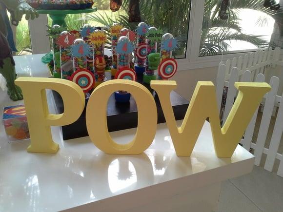Letras em madeira MDF