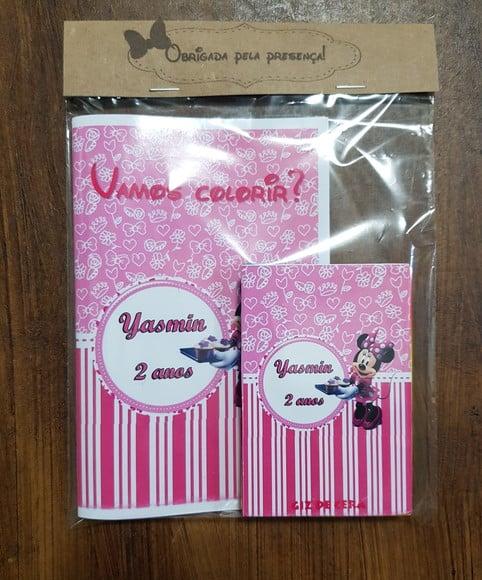 Livro para Colorir Minie Rosa