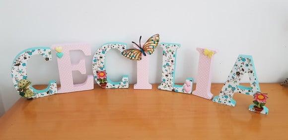 Letras em Madeira mdf
