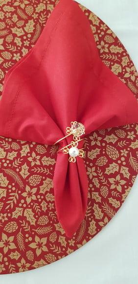 Mesa Posta Natal Kit Souplat Natalino 4 Peças