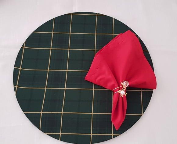 Mesa Posta Natal Kit Suplat Natalino 4 Peças