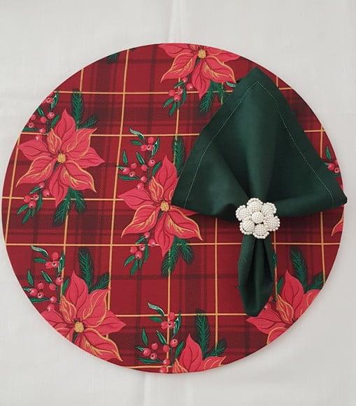 Mesa Posta Natal Kit Sulplat Natalino 4 Peças