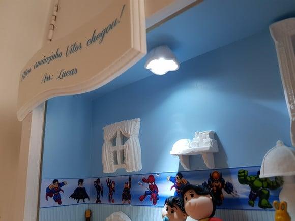 Quadro maternidade irmãos Super Herois