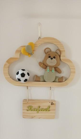 Quadro Nicho Nuvem Maternidade Urso