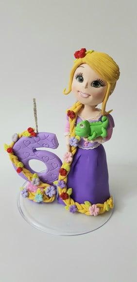 Topo de Bolo 6 Anos Princesa