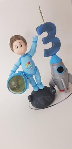 Topo de bolo Astronauta