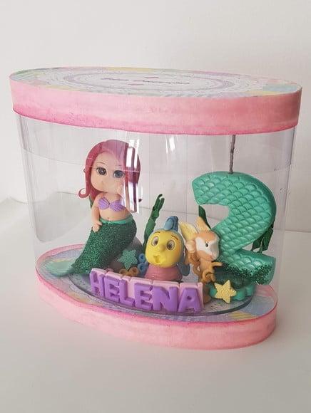 Topo de Bolo Sereia