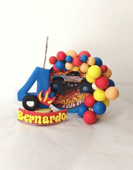 Vela 4 Anos Carros