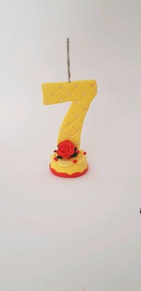 Vela 7 Anos Princesa