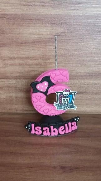 Vela 6 Anos Caveirinha
